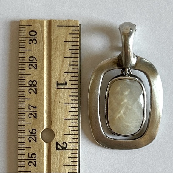 Heavy MOP Sterling Silver 925 Pendant by Joseph Esposito Signed Stamped 23 grams - Picture 7 of 8